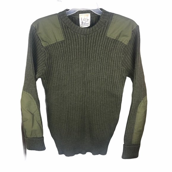 Vintage Other - 🚫Sold🚫 UK Army Military Wool Sweater Green